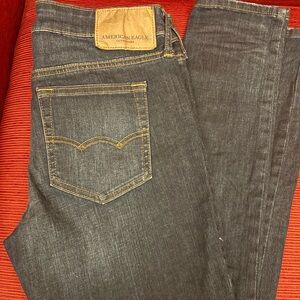 American Eagle Outfitters Women’s  Deep Indigo Straight Jeans